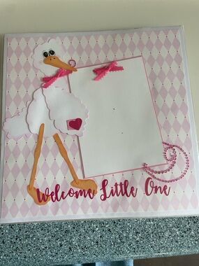 Baby Girl Scrapbook Pages custom-made